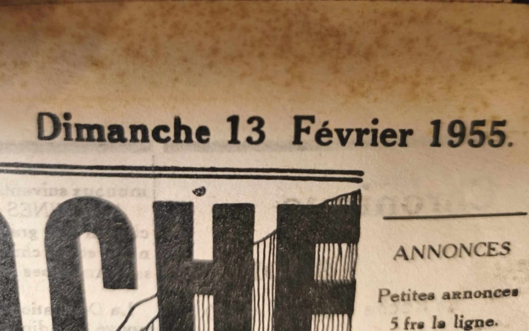 L&rsquo;Echo de La Roche du dimanche 13 février 1955